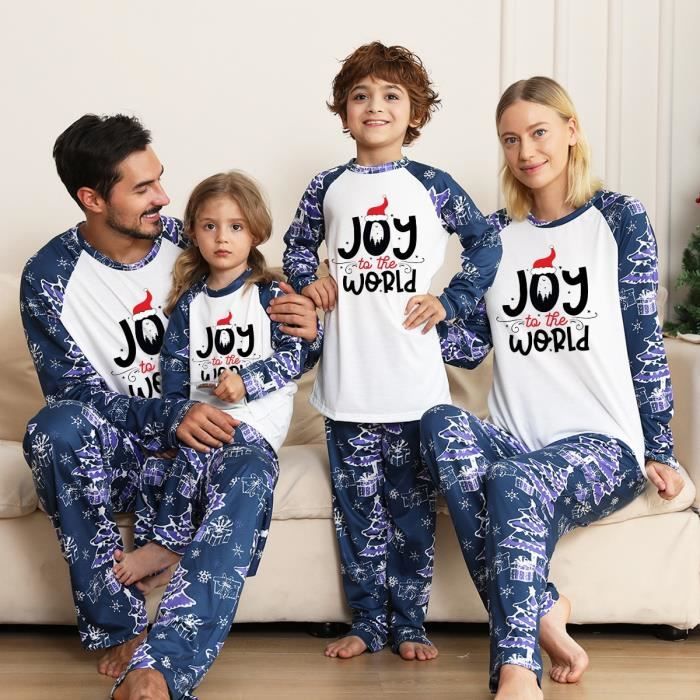 Noel famille correspondant pyjamas ensemble noel cerf adulte enfants pyjamas bebe combinaison famille Look mere pere fils vetements Cdiscount Puericulture Eveil bebe