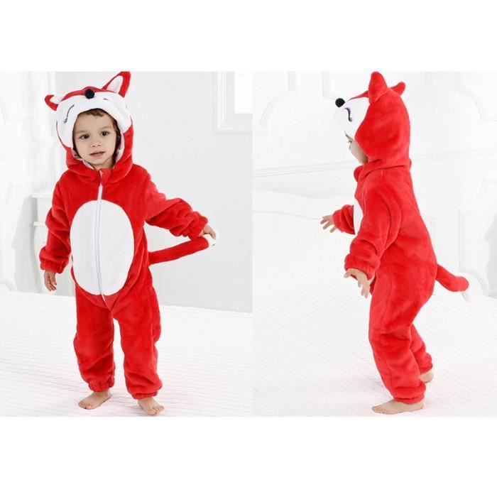 Pyjama chemise de nui 90 cm Rouge rouge Cdiscount Prêt-à-Porter