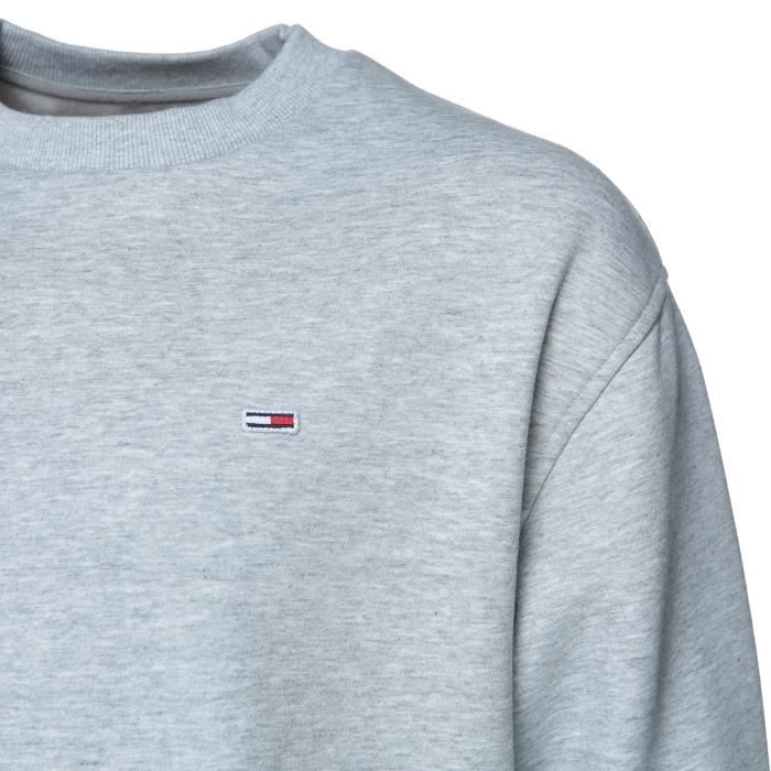 TOMMY JEANS PULL DM0DM04469 CLASSICS S P01 LT GREY HTR