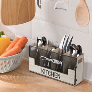 GAULT&MILLAU Pot à Couverts Ustensiles Blanc - Organiseur De Cuisine Élégant Et Pratique, Lot De 1
