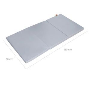 Matelas Pliant Sofa Natalia 200x120cm - Épaisseur 10cm - Housse Démontable - Lit D'Appoint Pour Invités