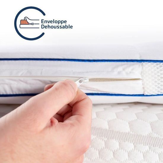 Surmatelas Mousse Confort Dailydream S/M 160x200x4 Cm - 7 Zones Édition Confort