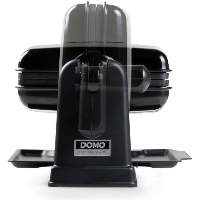 DOMO Gaufrier rotatif - DO9224W - Rotatif à 180° - Revêtement anti-adhésif  - Poignée cool-touch - 2 personnes - Cdiscount Electroménager