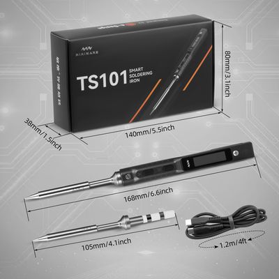 Pointe Fer à Souder MINIWARE TS-B2 – Sabot De Cheval Pour TS101/TS100, 65W, Soudure Précise PCB Électronique