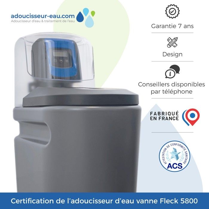 Adoucisseur D'eau TOODO 20L Fleck 5800 SXT - Monobloc Volumétrique Anti-Calcaire - Neuf