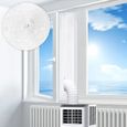 400cm Joint de Fenetre pour Climatiseur Mobile,Kit Calfeutrage Climatiseur,Double Fermeture Éclair,pour TUYAU