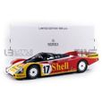 Voiture Miniature de Collection - NOREV 1/18 - PORSCHE 962 C Shell - Le Mans 1988 - Yellow / Red / Black - 187413-0