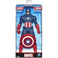 Hasbro Figurine Action Classique Captain America 25cm Original E5579 Marvel-0