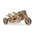 Ugears - Modèle en bois Scrambler UGR-10 Motor Bike moto avec side-car 380 pièces-0