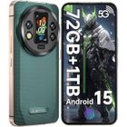 OUKITEL WP200 Pro Smartphone Incassable 72Go+1To - 6.7''- 8580mAh - 108MP- 5G Téléphone Portable avec Écouteurs/Montre Détachables