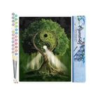 Peinture au numéro : Arbre Yin et Yang - sans châssis en bois - Jeux et