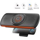 BRAND Kit Mains Libres Bluetooth 4.2 Portable Voiture avec Instruction GPS,Musique, élimination du Bruit, Instalation sur Pare Soleil