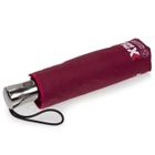 Isotoner Parapluie x-tra solide, ultra déperlant, ouverture/fermeture automatique bordeaux liseré foncé femme