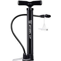 Pompe à pied de vélo portable automatiquement réversible vannes Presta et Schrader mini bicyclette psi pompe à air avec aiguille à