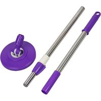 Spin Mop Pole Handle Rotating Mop Télescopique Poignée de rechange Accessoires de vadrouille,Violet