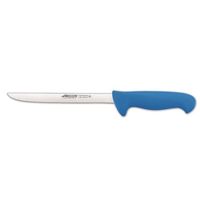 Couteau à filets Arcos Couleur - Prof 295123 en acier inoxydable Nitrum et mango polypropylène bleu ergonomique avec lame de 20 cm,