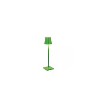 Lampe de table LED Poldina Pro Micro Vert Pomme - Zafferano - Rechargeable et Dimmable