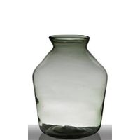 INNA-Glas Bonbonnière Quinn, Verre recyclé, Conique - Rond, Transparent, 40cm, Ø 29cm - Bocal à Bonbons - Bocal de Stockage