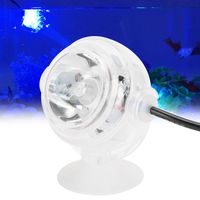 HURRISE Lampe d'aquarium Projecteur de nuit dégradé coloré en plastique étanche submersible LED d'aquarium accessoire pour eau