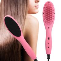 Drfeify Brosse à cheveux électrique Mini electric handle hair brush, household quick heating hair comb hair beaute brosse