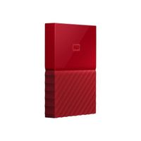 Disque dur externe portable WESTERN DIGITAL My Passport - 1To - Rouge