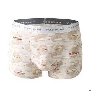 Boxer creux sexy en soie glacée pour hommes pochette sous-vêtements Boxer creux sexy en soie glacée pour hommes pochette sous-vêtements