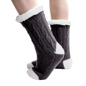 Chaussettes Pantoufles Homme Hiver - Doublées Polaire Antidérapantes | Chaussettes Chaudes Maison Pour Hommes & Grands Garçons | Taille 39-47 EU