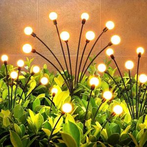 4 Lampes Solaires Lucioles Joltix - LED Jaune Chaud, étanches, Pour Jardin Et Décoration Extérieure
