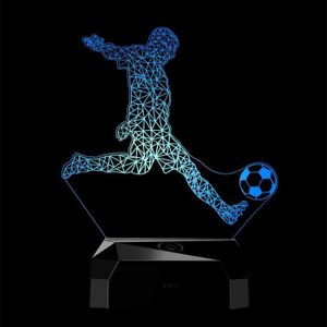 LAMPE DECORATIVE Sarsen&Co. Lampe Led Avec Visualisation 3D Footbal