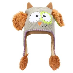 Casquette De Jouet Drole Laine A Tricoter Chapeau Mignon Oreilles Mobiles Pour Bebe Enfant Gris Hen Cdiscount Pret A Porter