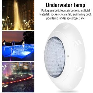 PROJECTEUR - LAMPE 18W Projecteur Piscine Decoration AC 12V IP68 Led Imperméable 7 couleurs Lampe de Piscine Led avec Télécommande