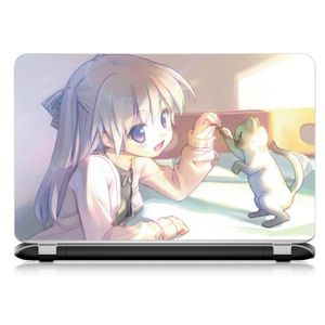 Pc 17 H26xl39 Cm Stickers Autocollants Ordinateur Portable Pc Manga Girl Ref 474 Autocollants Pour Ordinateur Portable Accessoires