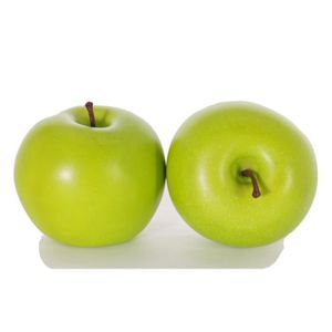Cuisine Mariage Hexint Lot de 12 Pommes Vertes artificielles réalistes pour Maison décoration de Photographie 