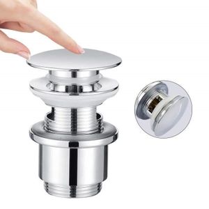Neuf Bassin /Évier Vidange Lavabo Robinet Alliage Zinc Lavabo Robinet Poussoir Neuf jusqu /à Lavabo Vidange Bouchon Clic-Clac D/échets /Évier Passoire