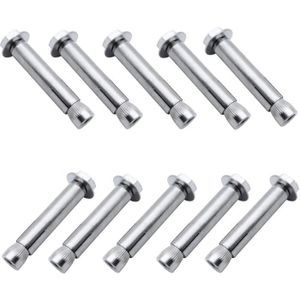 Boulons à Expansion Hex en Acier Inoxydable M6x80mm Fixations Murales Boulons d/'ancrage pour Béton Sol 8 Pièces Boulons à Vis à Expansion Boulons d/'ancrage à Manchon