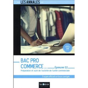 Livre Bac Pro Commerce Achat Vente Pas Cher