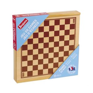 JEU SOCIÉTÉ - PLATEAU Coffret Jeux de Dames et Echecs