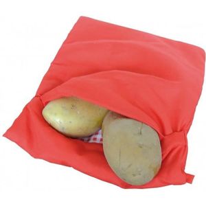 Réutilisable Microwave Potato Bag 4 Pièces Sac de Pommes de Terre Micro Ondes Fabrication de Pommes de Terre Rouge Poche Micro Ondes de Pommes Pomme de Terre Micro Ondes Réutilisable 