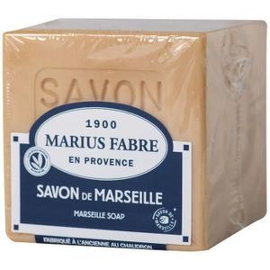 SAVON - SYNDETS MARIUS FABRE Savon de marseille filmé - Sans huile de palme - 400 g - Blanc