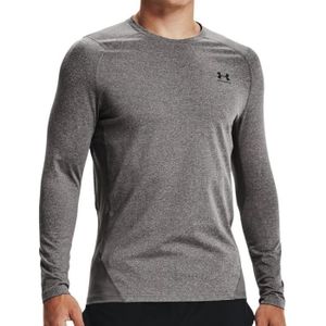 T-SHIRT T-shirt Manches Longues Gris Homme Under Armour Fitted