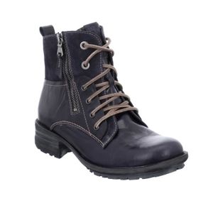 Bottines Bout Carré Marron Bottines Avec Fermeture éclair Et Bout