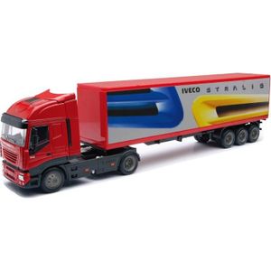 VOITURE - CAMION NEW RAY  Camion IVECO Conteneur - Miniature  - 1/4