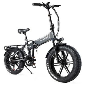 VÉLO ASSISTANCE ÉLEC Vélo électrique SAMEBIKE XWLX09 20 pouces gros pne