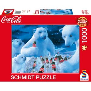PUZZLE Puzzle - SCHMIDT SPIELE - Coca Cola Ours polaires 