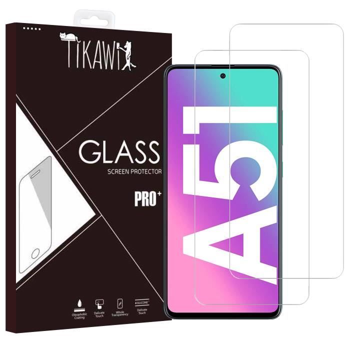 QILIVE Protection écran en verre trempé pour Samsung Galaxy A51