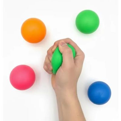 Jouet Anti-stress à Presser – 4 Cm – Balle Rebondissante Sensorielle – Idéal Pour Enfants, Ados Et Adultes