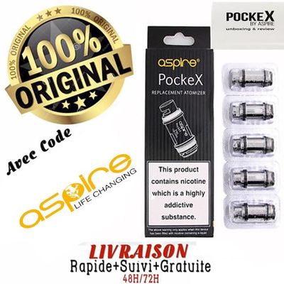 elfbar nachfüll pod läuft aus PockeX Aspire Kit cigarette électronique débutant main image 1