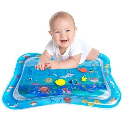Tambour Océan Musfunny Forme Vague – Instrument Musical Bébé Rouge – Son De Mer & Perles Colorées
