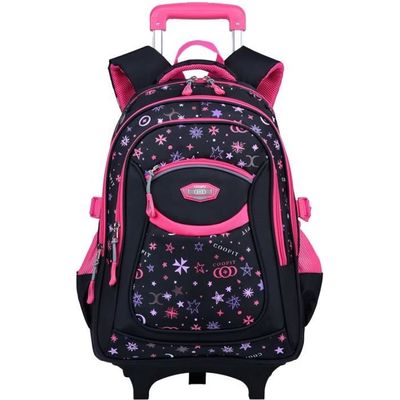 Cartable a roulette fille en Oxford Sac roulette fille Cartable