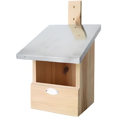 Nichoir pour Oiseaux avec toît en écorce Roitelet